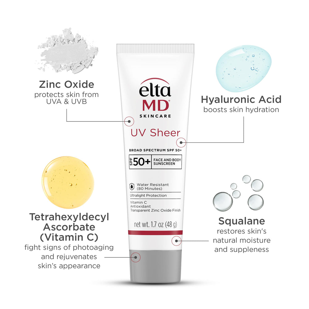 EltaMD hyaluronic-acid enriched formula adds hydration under makeup.