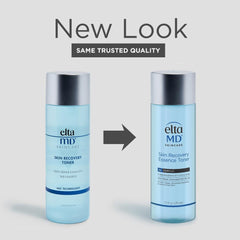 EltaMD Skin Recovery Essence Toner pump dispensing for easy daily application.