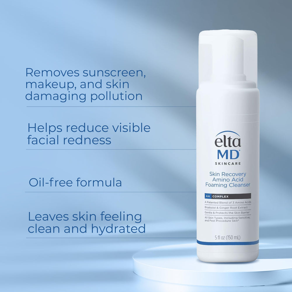 Foam texture close-up showing mild lather ideal for post-procedure care