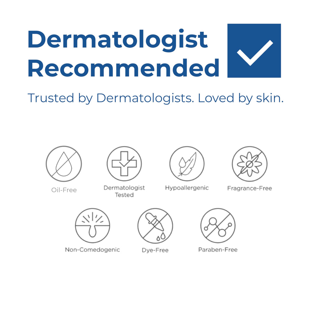 Dermatologist-approved EltaMD cleanser suitable for sensitive skin