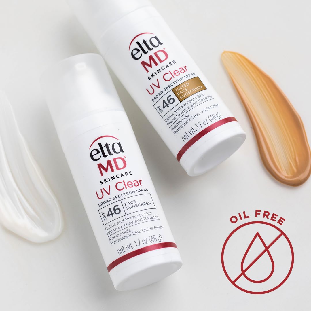 EltaMD sunscreen for acne-prone skin with lightweight, non-greasy wear