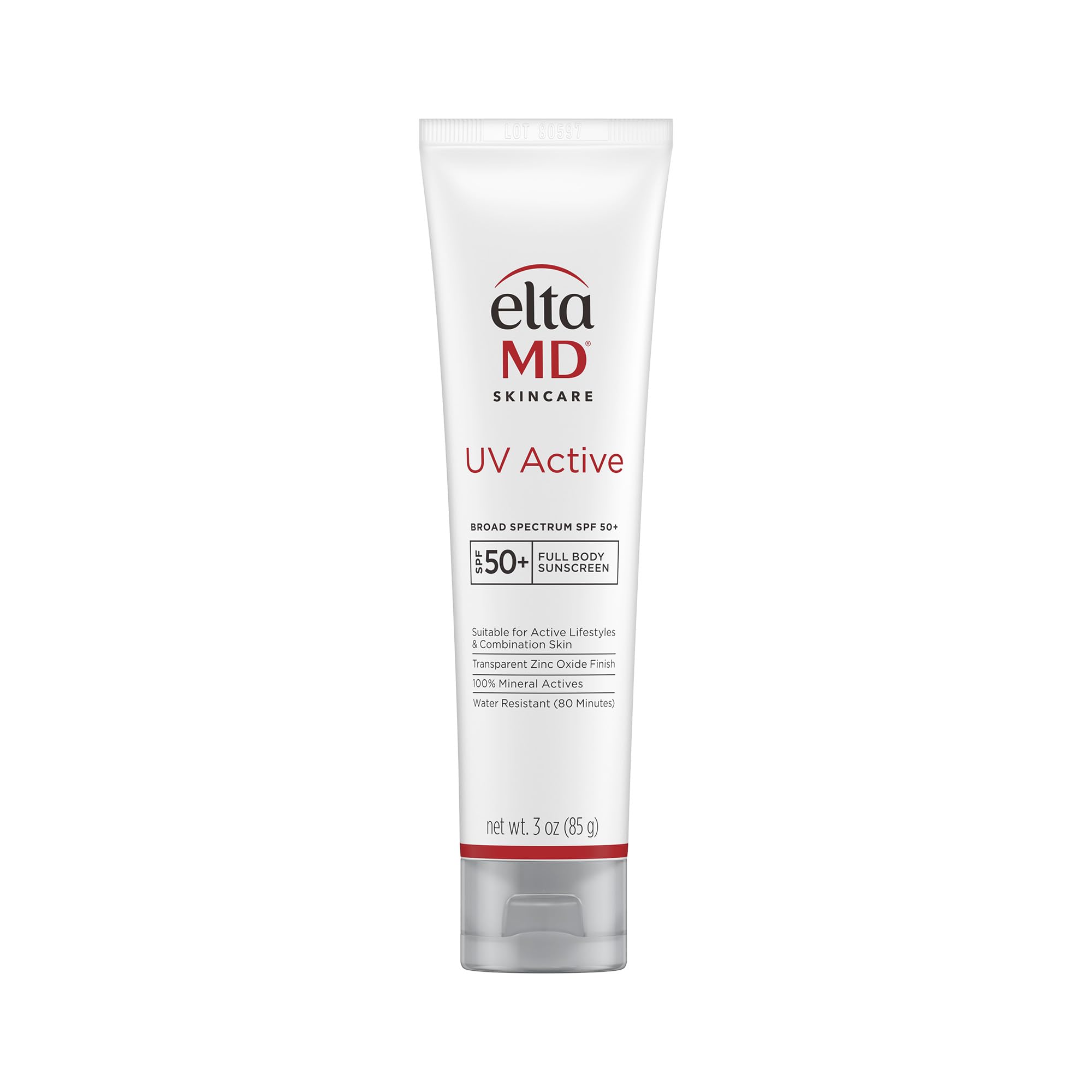 EltaMD UV Active sunscreen bottle protects skin during outdoor activities.