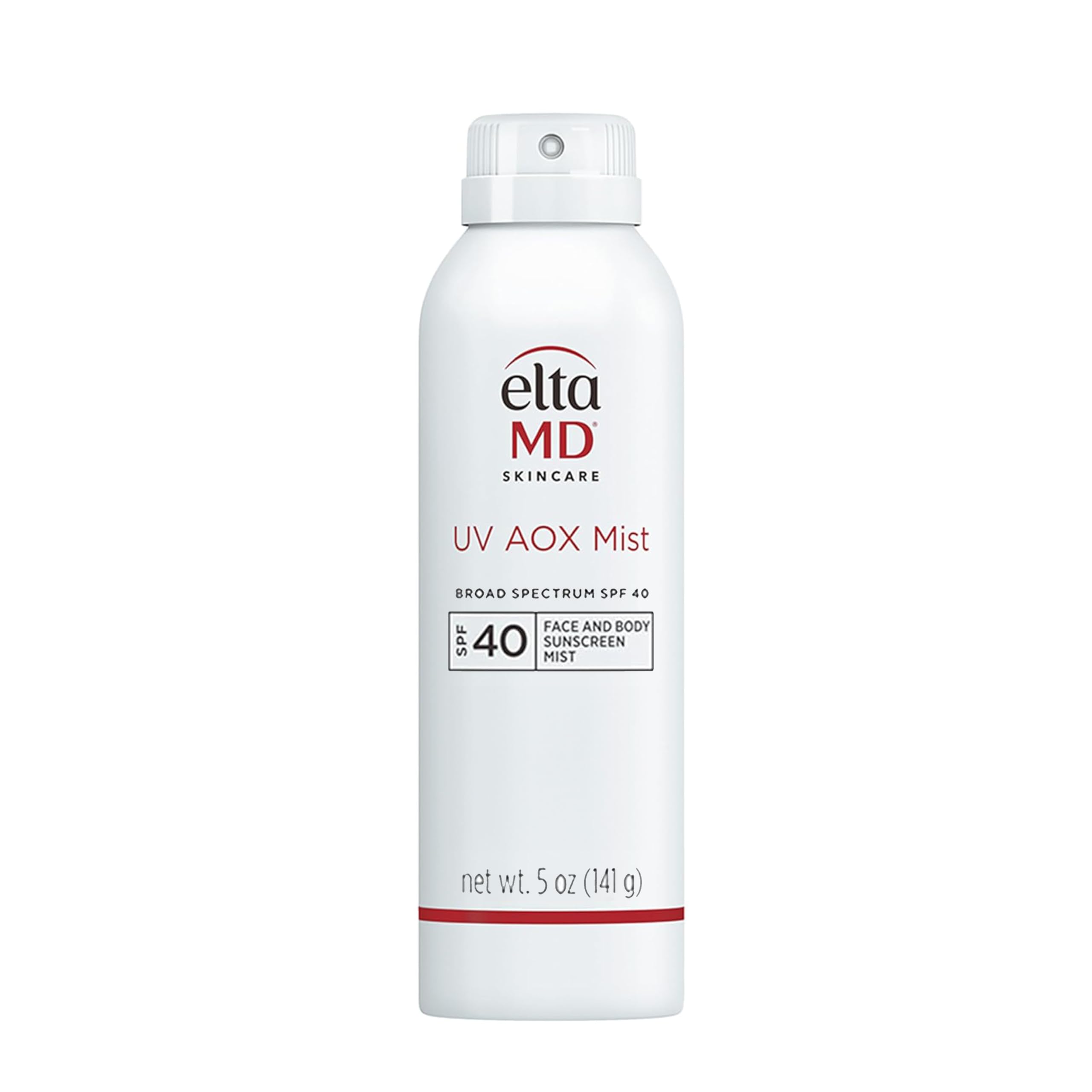 EltaMD UV AOX Mist bottle pour for quick, even skin coverage.