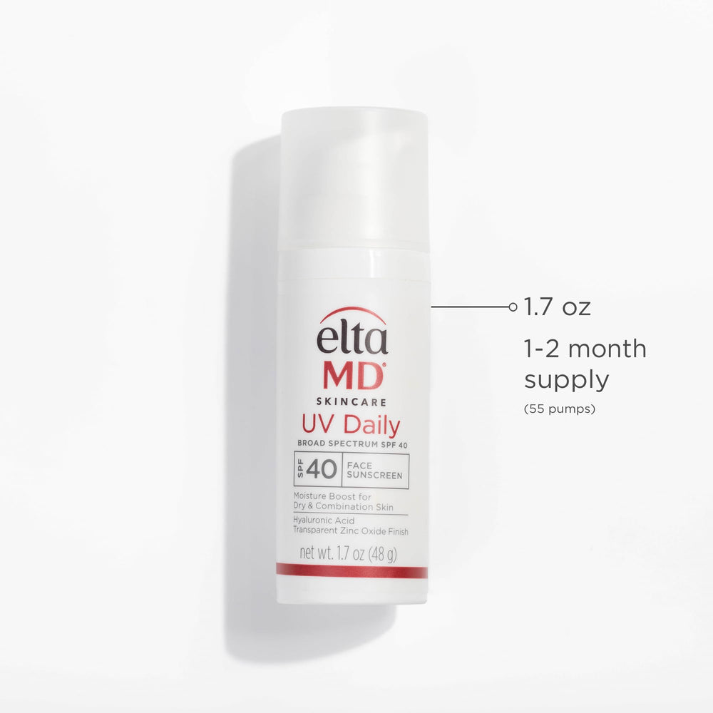EltaMD fragrance-free label emphasizes gentle, sensitive-skin daily moisturizer.