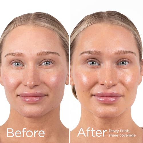EltaMD UV Daily SPF 40 tinted sheer blend on skin for natural coverage