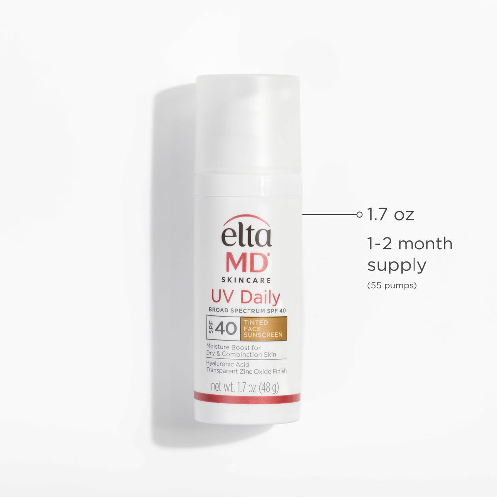 Under-makeup-ready look with EltaMD UV Daily tinted moisturizer