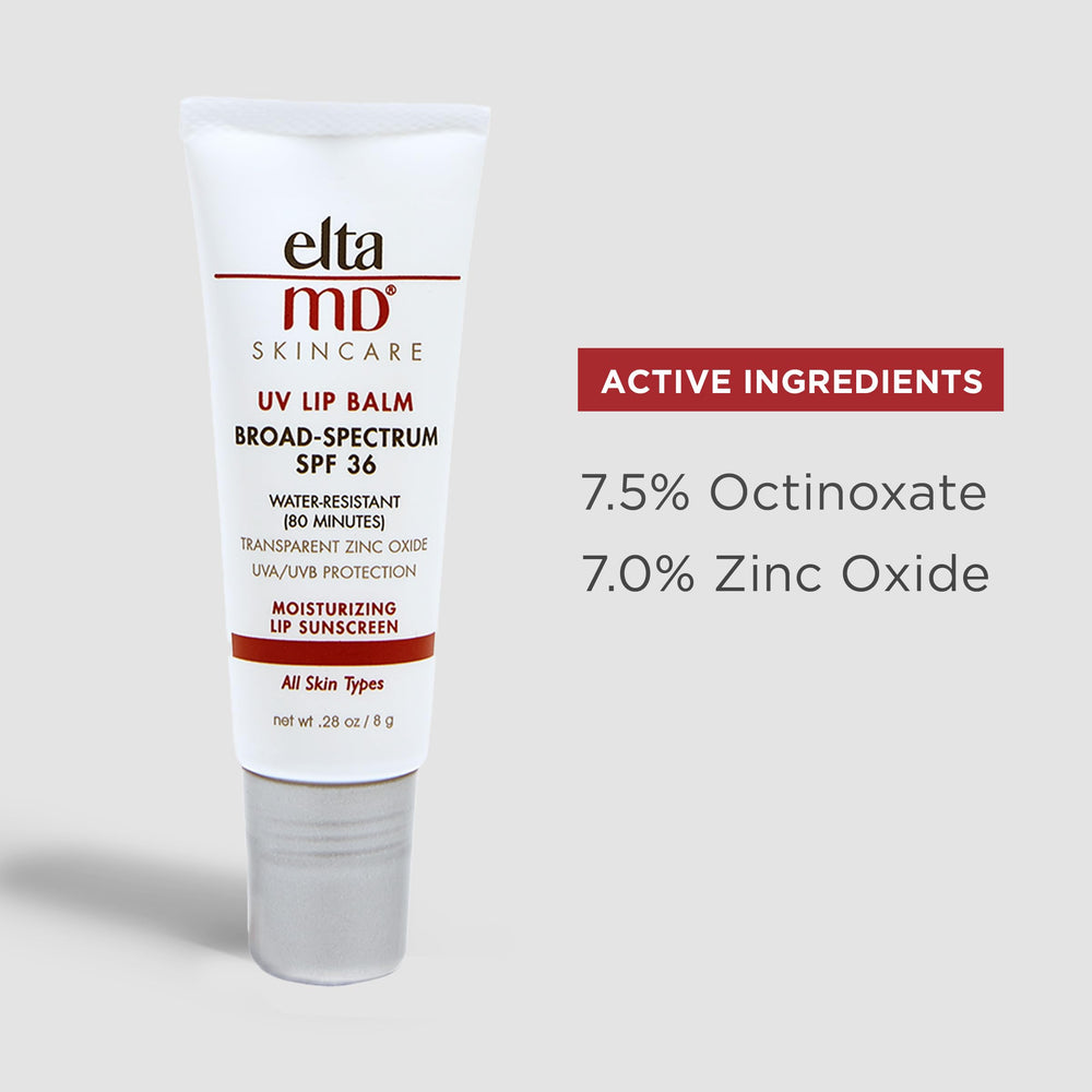 Minerals and antioxidants in EltaMD nourish lips while shielding from sun exposure.