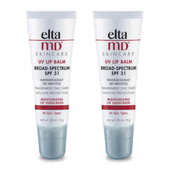 EltaMD UV Lip Balm SPF 30 tube front protects lips from sun while staying moisturized.