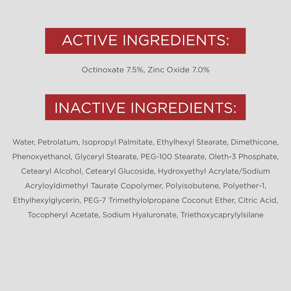 EltaMD UV Lotion bottle highlighting Hyaluronic Acid hydration for silky, moisturized skin.