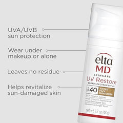 EltaMD UV Restore with Squalane hydrates while delivering sheer coverage.