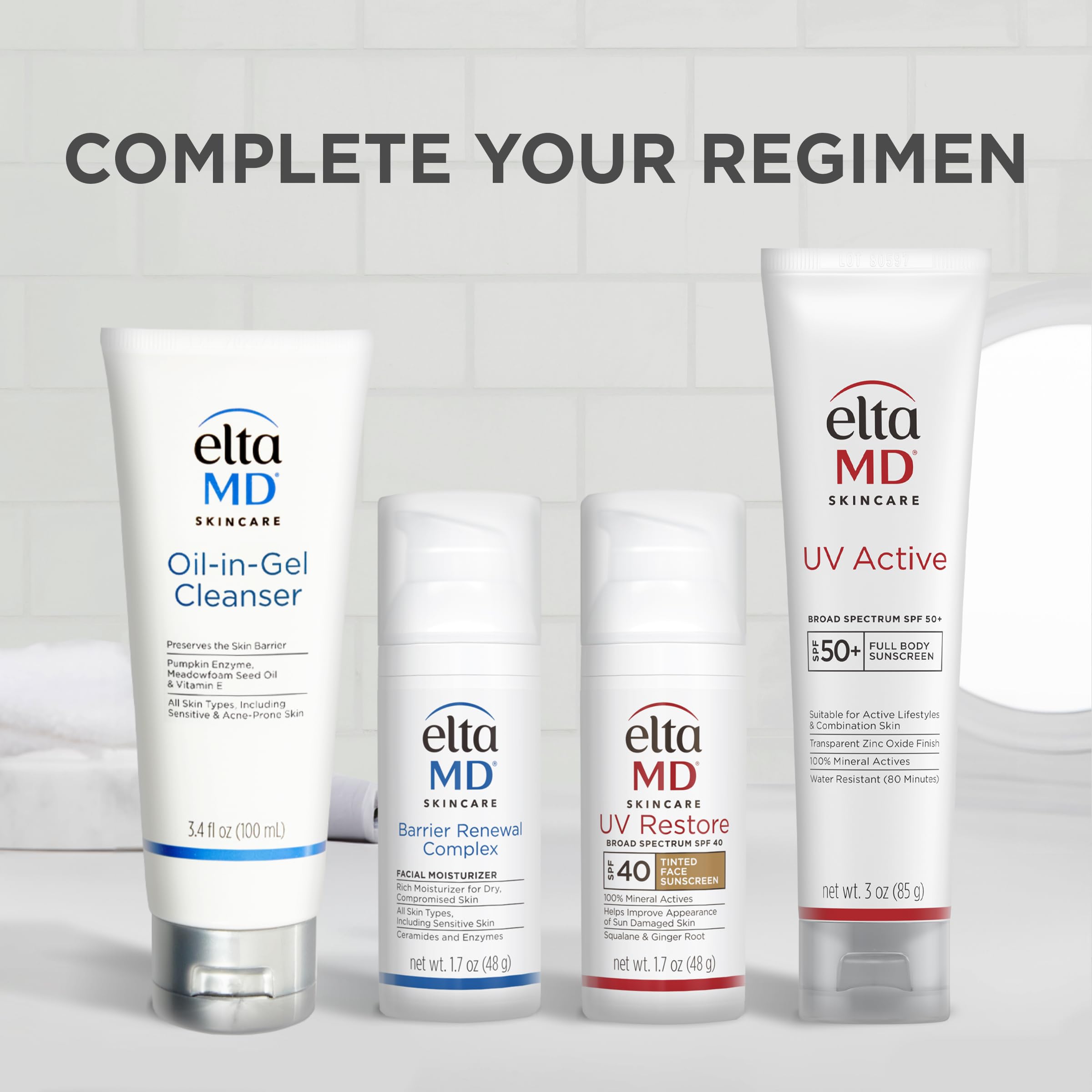 EltaMD UV Restore comes in a 1.7 oz bottle for daily use.