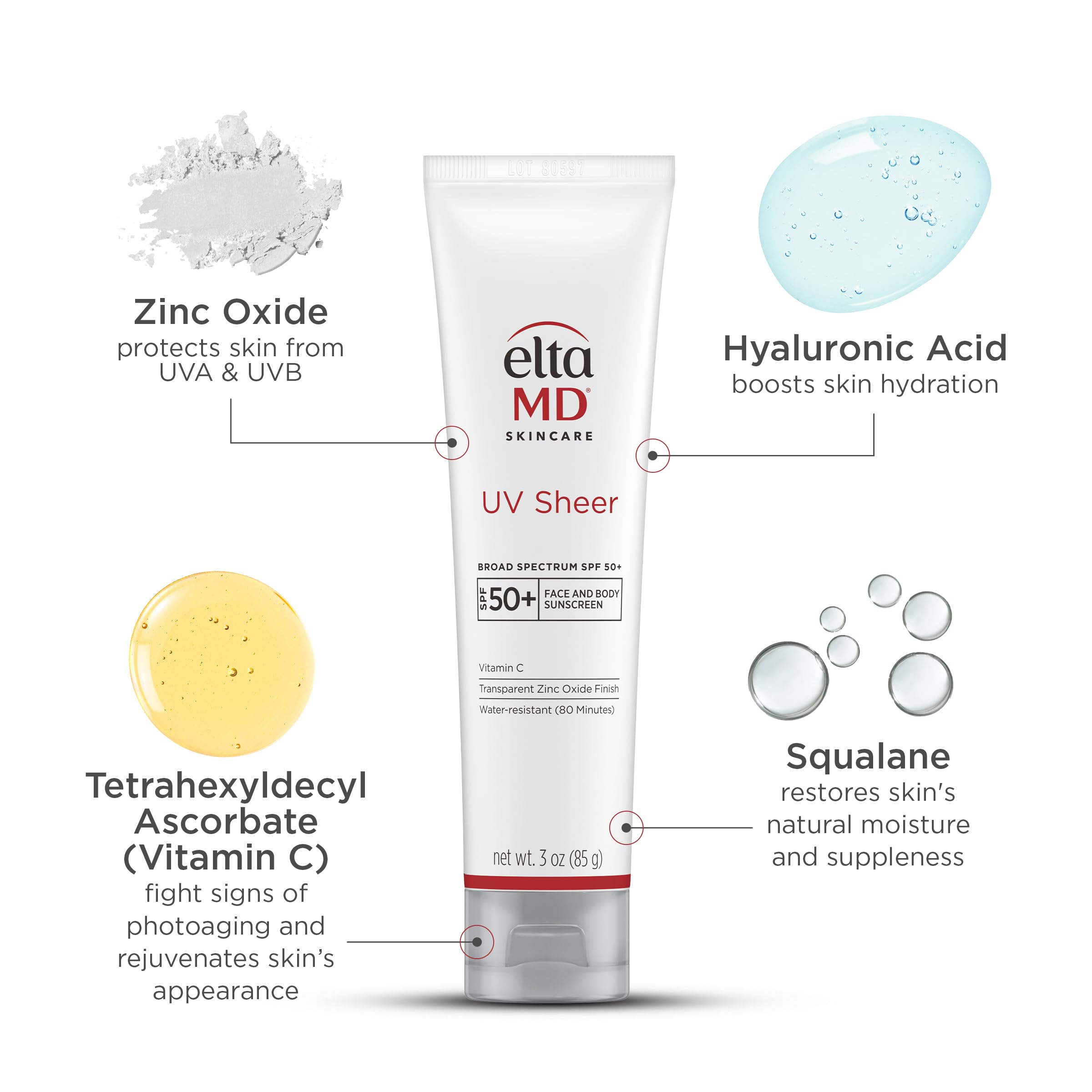 EltaMD UV Sheer face and body sunscreen versatile coverage