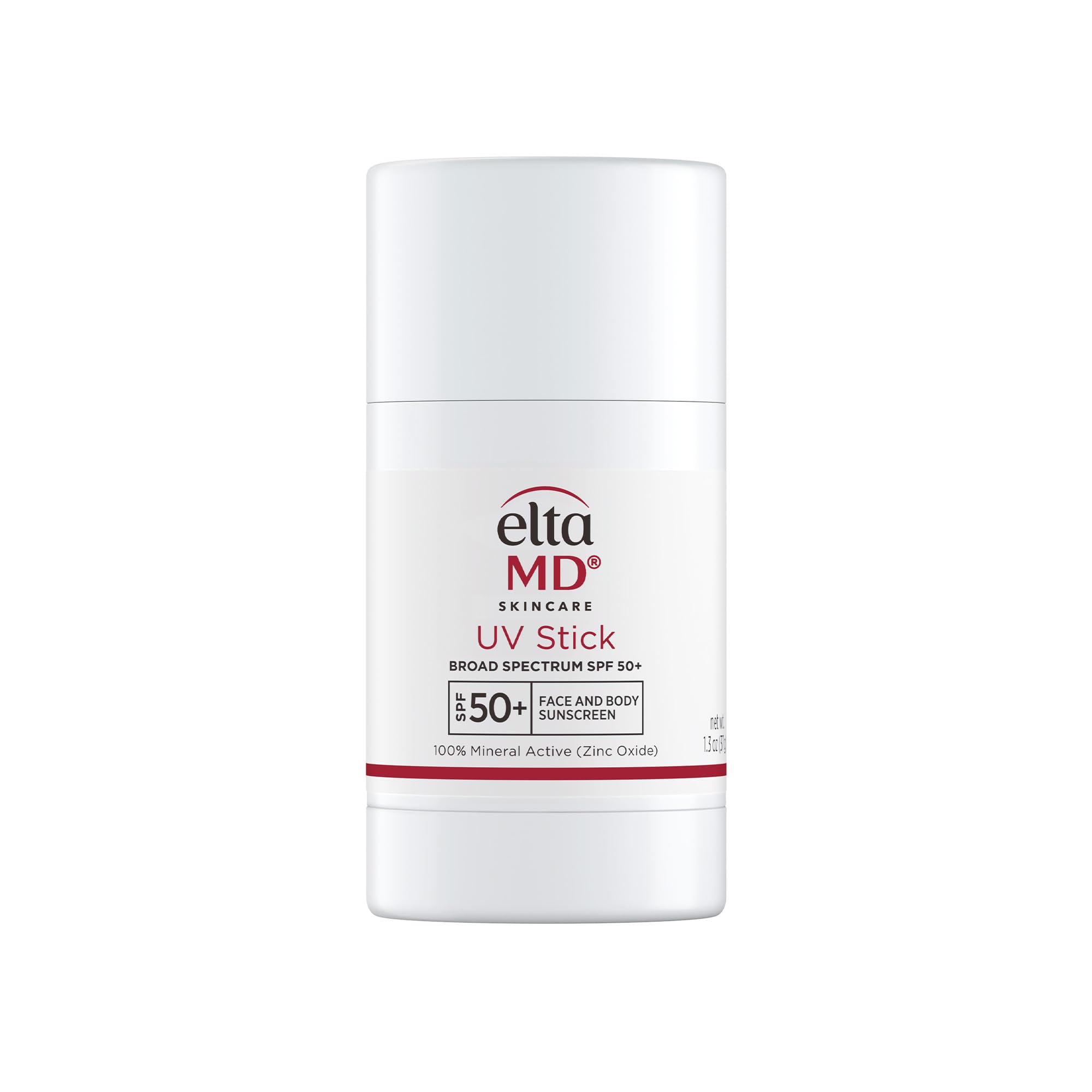 EltaMD UV Stick travel-size 1.3 oz shown for easy on-the-go protection.