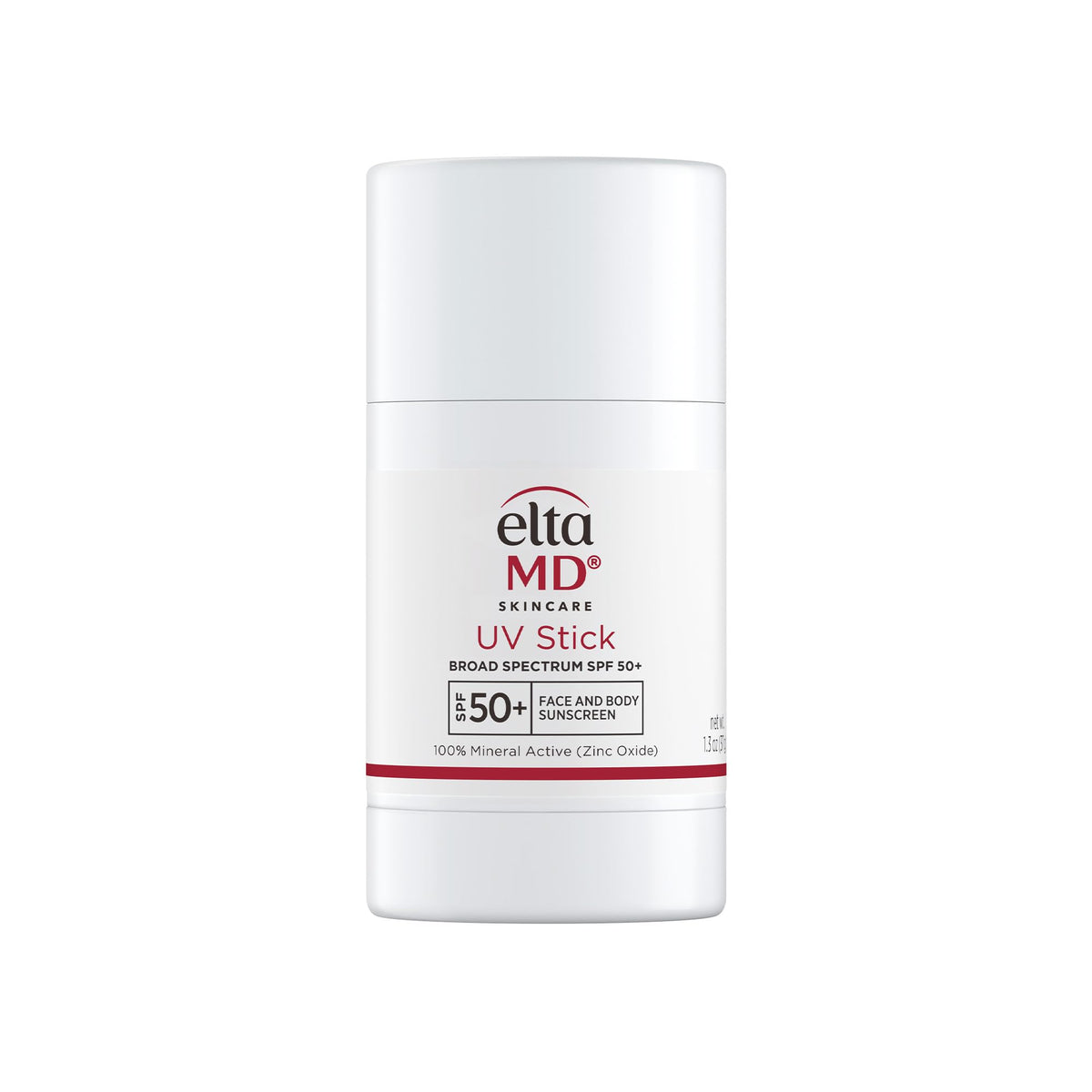 EltaMD UV Stick travel-size 1.3 oz shown for easy on-the-go protection.