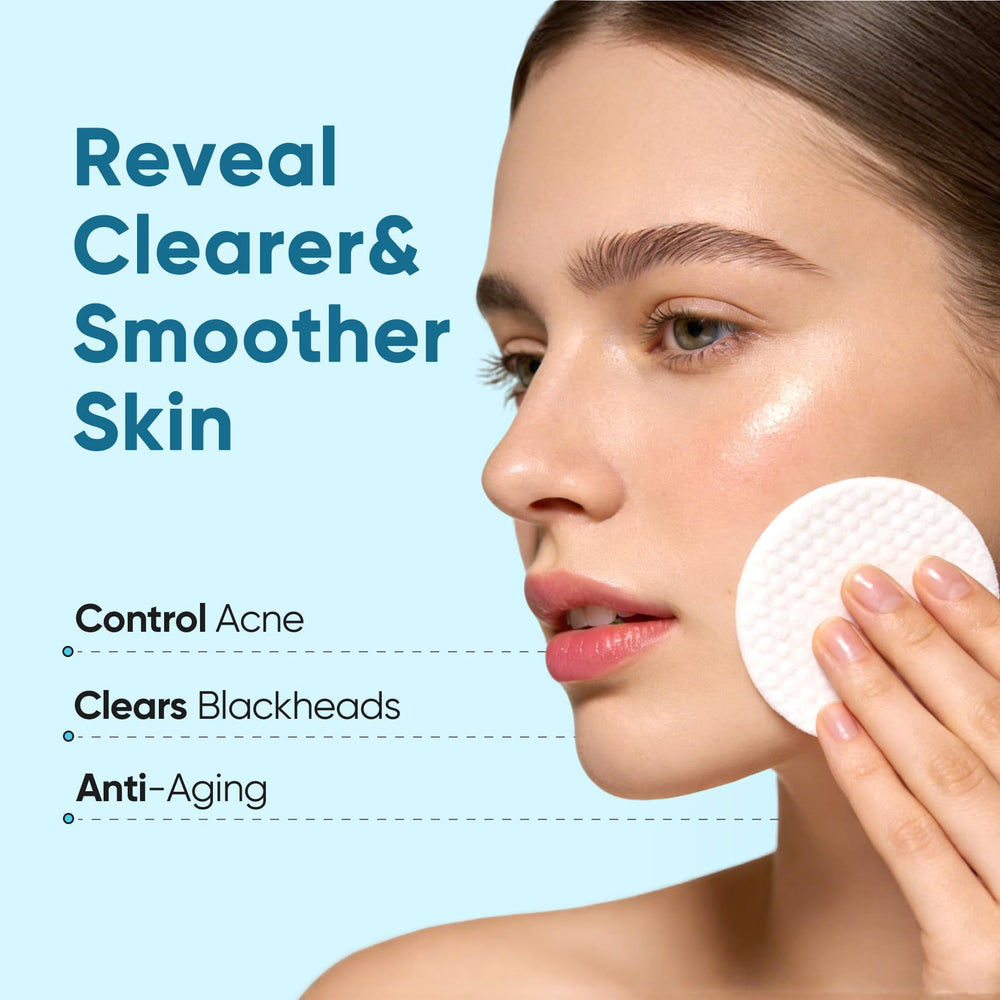 Elvira Glycolic Pads 60-count pack ready for daily use