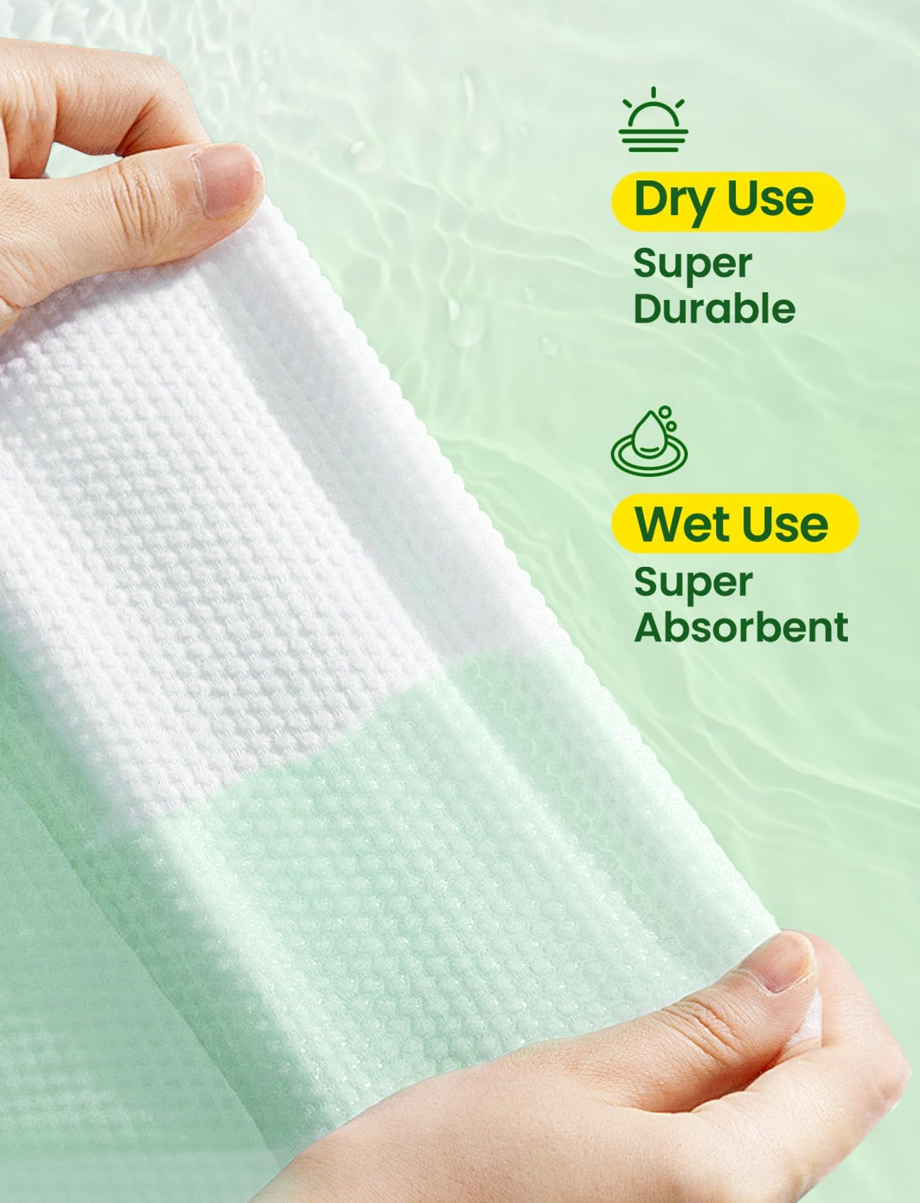 Elvira multi-purpose towels for cleaning and personal care around home.