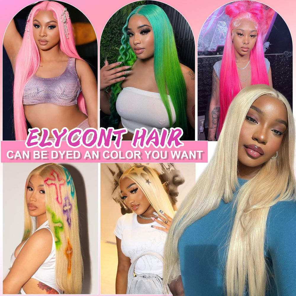 ELYCONT 613 lace front wig high ponytail option for glamorous updos.
