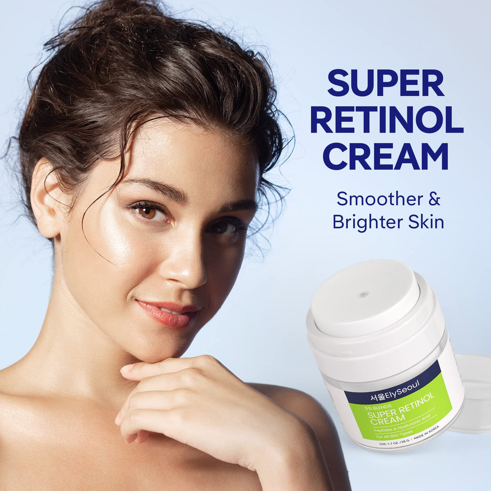 Packaging box communicates premium quality and care from ElySeoul retinol cream.