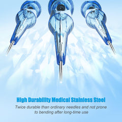 Indented tips enhance ink flow and saturation for smooth shading.