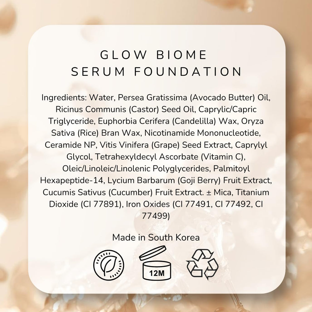 Emani Glow Biome NAD+ Serum Foundation refill pods reduce waste and save money.