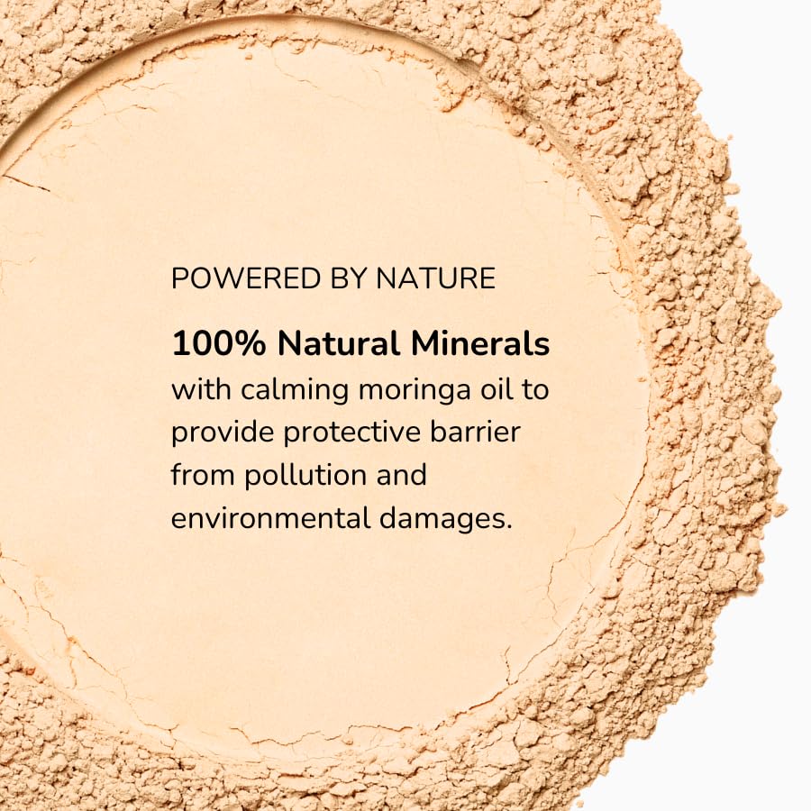 Emani Flawless Matte Powder portable compact touch-up scene for on-the-go accuracy.