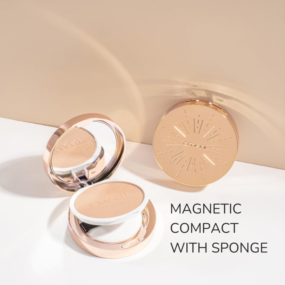 Emani Flawless Matte Powder sensitive-skin friendly mineral base close-up.