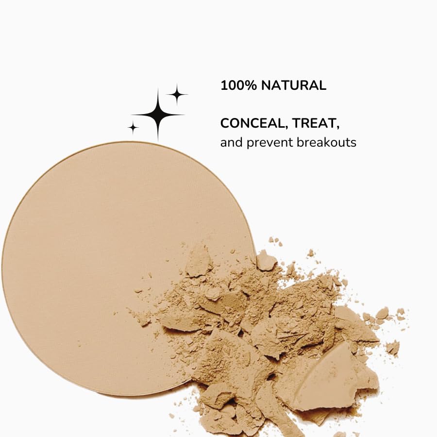 Emani Flawless Matte Powder shine-control matte finish on oily-looking skin.