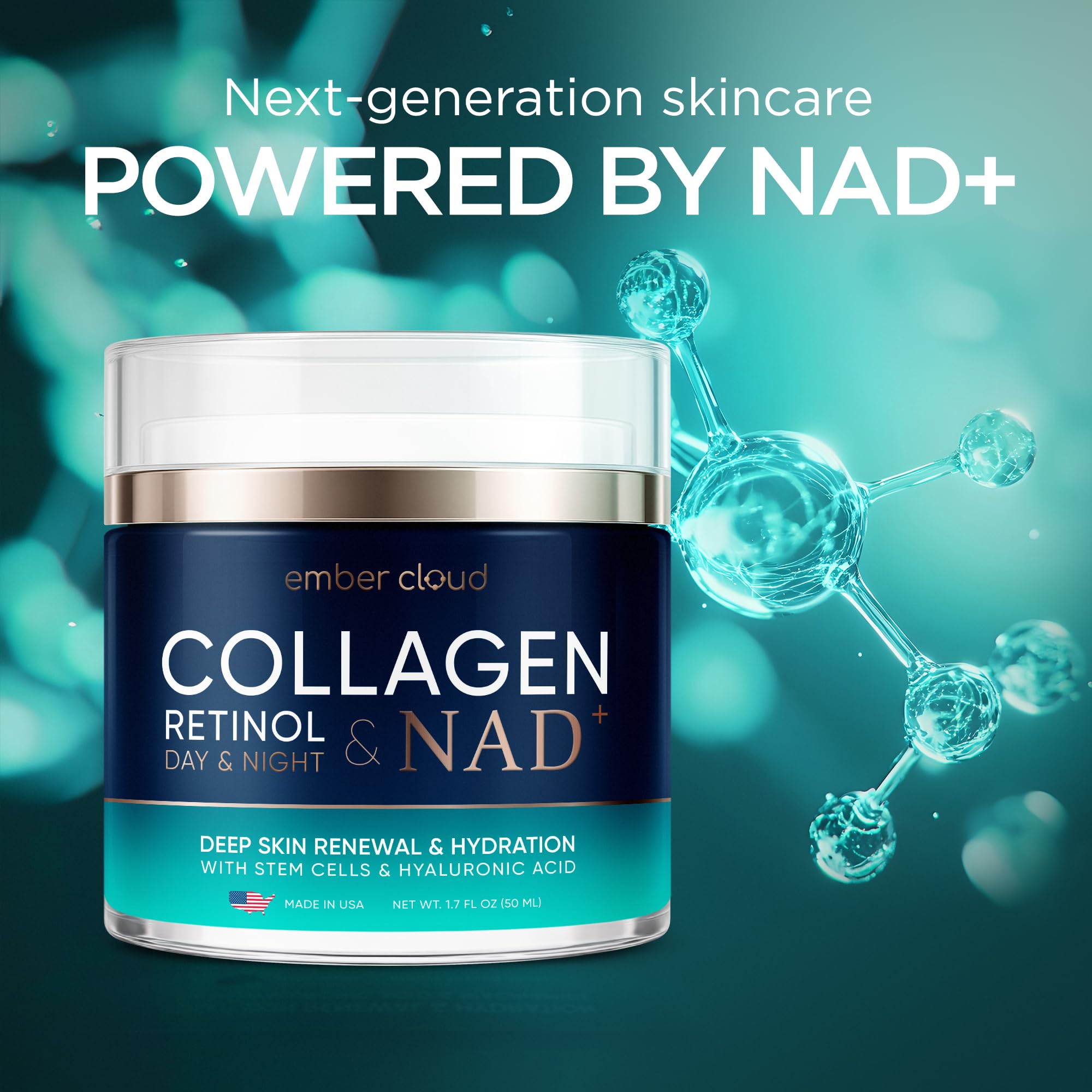 Ember Cloud cream leaves a soft, radiant glow after use.