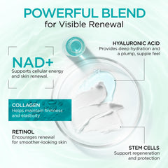 Ember Cloud hyaluronic acid moisturizer close-up for hydrated skin.