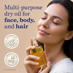 Embryolisse Beauty Oil on the body for soft, satin-smooth skin.