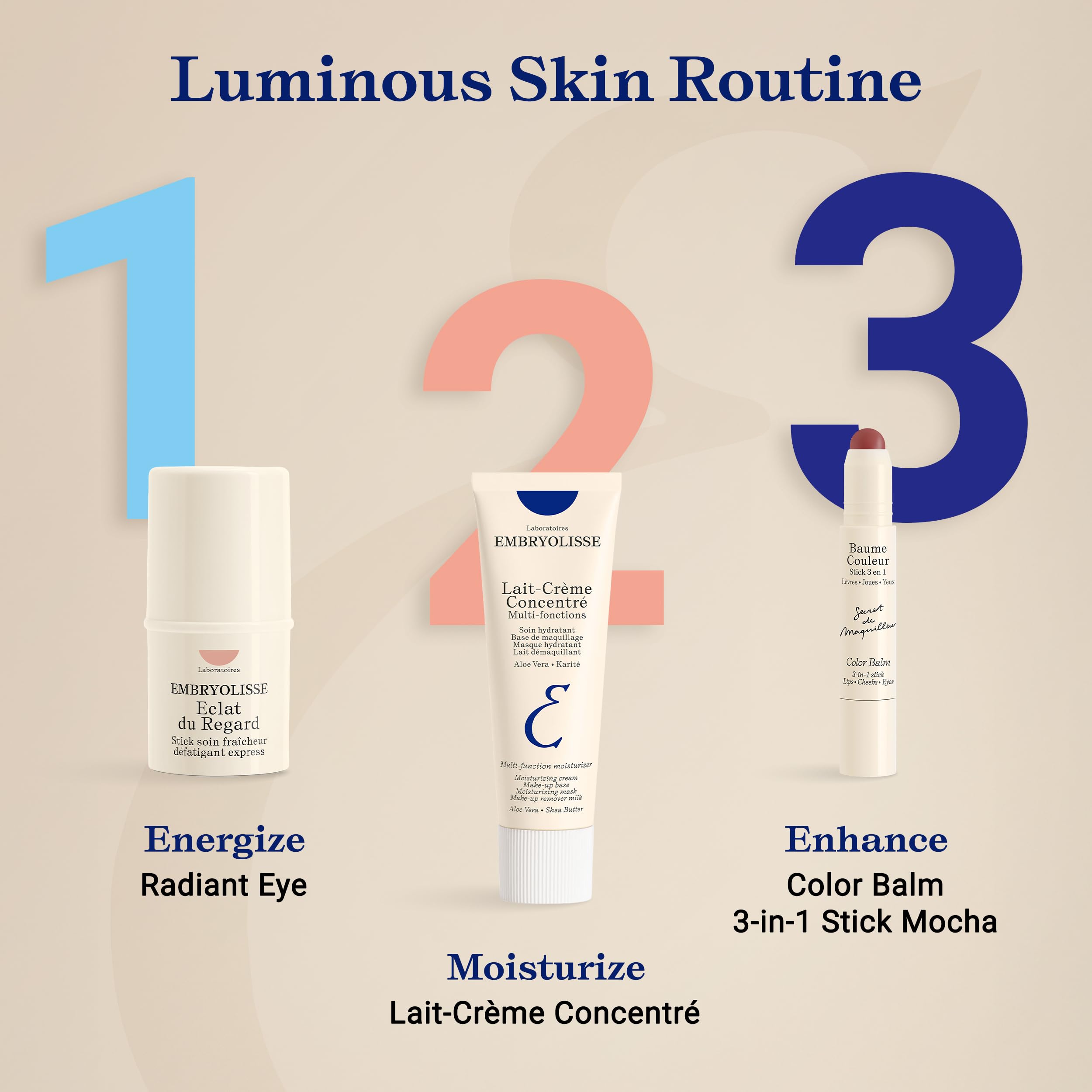 On-the-go Embryolisse Color Balm Mocha for quick touch-ups