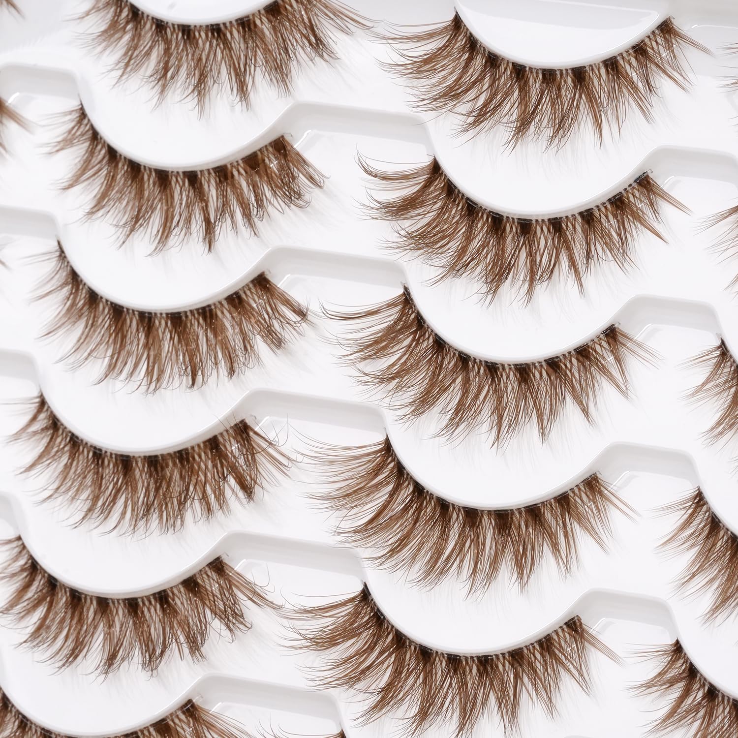 EMEDA clear band lashes blend like eyeliner for faster, natural framing.