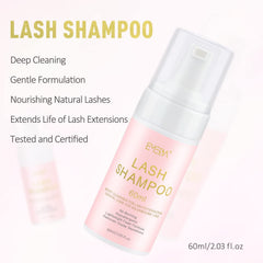 EMEDA cleanser brush with soft head for gentle daily lash cleaning.