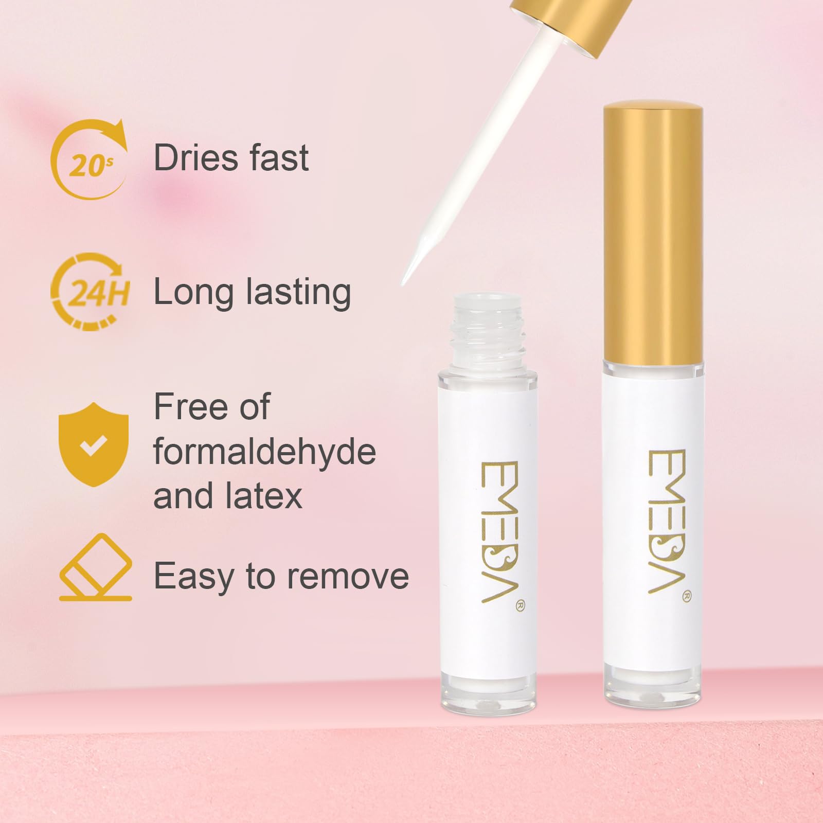 EMEDA storage box keeps lashes and glue organized on the go