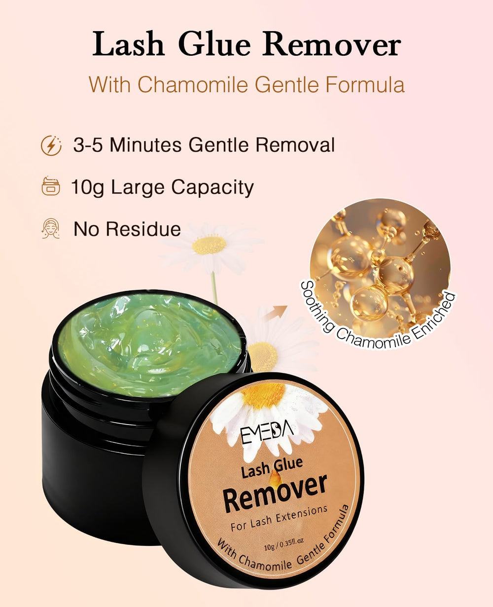 EMEDA micro applicator applying remover to lash extensions precisely