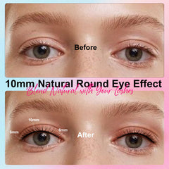 EMEDA waterproof adhesive lashes stay secure during workouts
