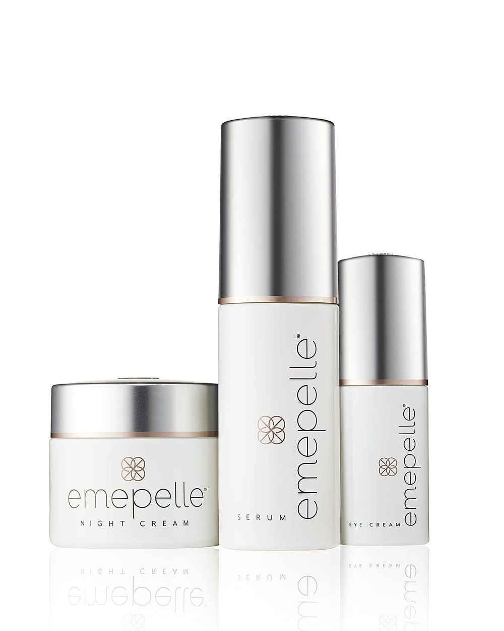 Applying Emepelle Eye Cream under the eye to reduce puffiness.