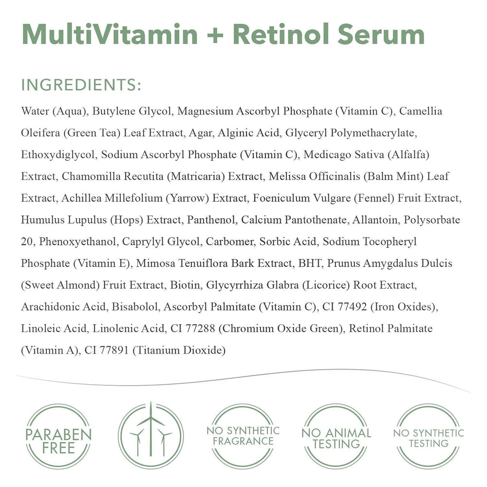 emergin C MultiVitamin Serum bottle pouring to illustrate easy application