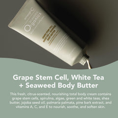 emergin-c white tea seaweed body butter texture shows hydrating benefits for skin