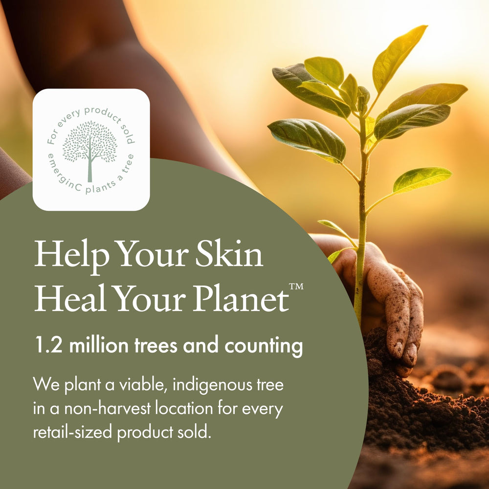 Peel-application guide shows step-by-step usage for at-home exfoliation with emerginC.