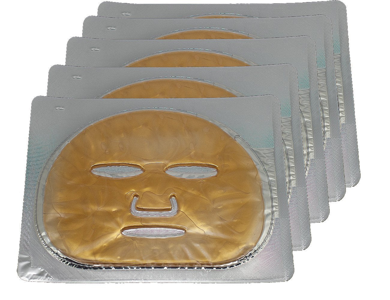 EMILYSTORES 24K gold foil mask foil close-up for luxurious hydration