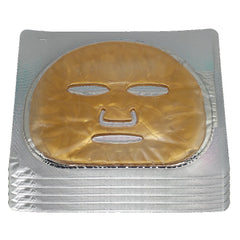 EMILYSTORES gold mask sheets close-up showing smooth texture for comfortable wear