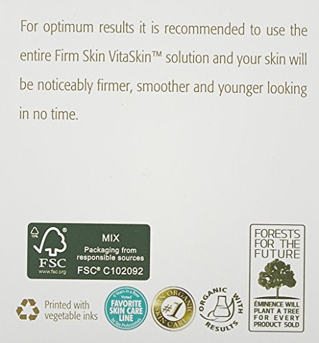 Applying Eminence Firm Skin Acai Moisturizer to the face for smooth absorption