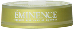 Application closeup of Eminence Bearberry Eye Repair Cream highlights smooth coverage