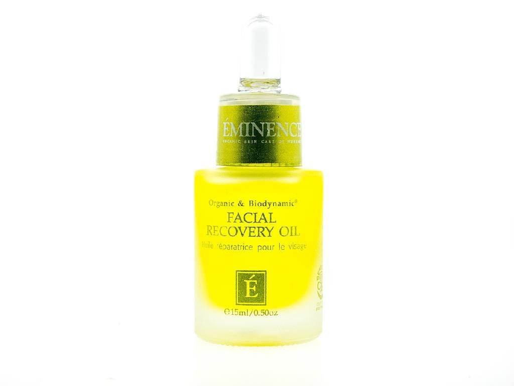 Eminence Biodynamic Facial Recovery Oil bottle delivering deep nourishment for the skin.