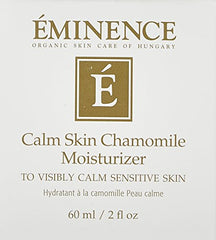 Eminence Calm Skin Moisturizer texture shows light, non-greasy hydration.