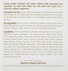Eminence Calm Skin Moisturizer sunflower oil blend nourishes skin.