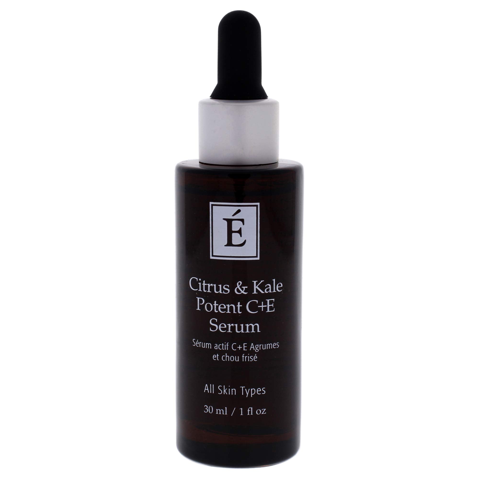 Eminence Citrus and Kale Potent C Plus E Serum dropper for precise application