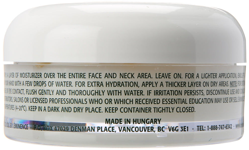 Eminence Clear Skin Probiotic Moisturizer on bathroom counter for daily routine.