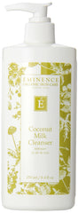 Eminence Coconut Milk Cleanser bottle; gentle cleanse that preserves moisture.